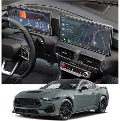 CDEFG 4PCs for 2024 Mustang 13.2” Screen Protector for 2024 Ford Mustang Accessories Screen Protector Foils Center
