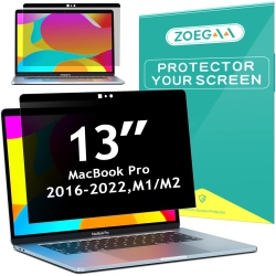 ZOEGAA Privacy Screen Macbook Pro 13 Inch, Webcam Cover Slider Anti Light Magnetic Privacy Screen Protector In Blue