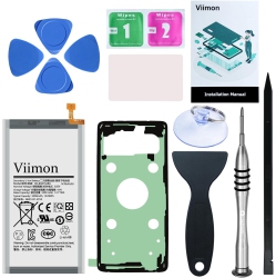 VIIMON S10 Y Replacement Kits (New Upgraded) for Samsung Galaxy S10 All Models With Adhesive And Repair Tool Kits