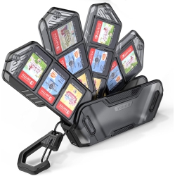 MUMBA 12 Switch Game Case Holder for Nintendo Switch Game S, Portable And Exquisite Protective Hard Shell