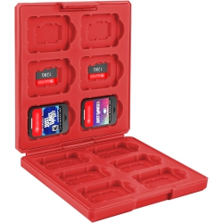 LINKIDEA Game Case Compatible With Nintendo Switch Nx /ns, Hard Shell Protective Storage Carrying Box With 12