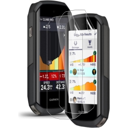 GEJEFA Screen Protector for Garmin Edge 1050, 2 Pack Flexible Pet HD Clear [High Definition][Bubble Free] Screen