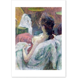 ART POSTER GALLERY Poster Henri De Toulouse Lautrec “ The Model Resting ”16.53Inch×11.69Inch(A3)【Made In Japan】 ＜Fine Art Paper