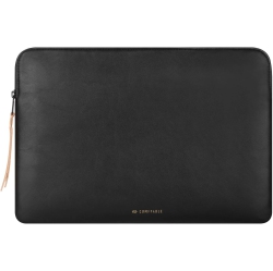 COMFYABLE Slim Protective Laptop Sleeve 13-13.3 Inch Compatible With 13 Inch Macbook Pro & Macbook Air, Pu Leather Bag
