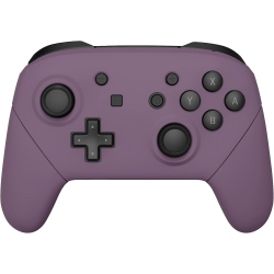 EXTREMERATE Dark Grayish Violet Faceplate Backplate Handles for Nintendo Switch Pro Controller, Soft Touch Diy