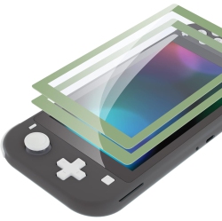 EXTREMERATE 2 Pack Matcha Border Transparent HD Clear Saver Protector Film, Tempered Gl Screen Protector In Green