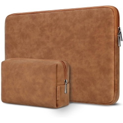 DOMISO 17.3 Inch Laptop Sleeve Bag Water-Resistant Carrying Case With Accessory Bag for Dell/msi Gs73Vr Stealth Pro/hp