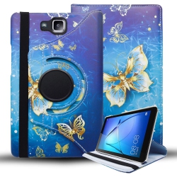 A2ONE.STUFF Case for Samsung Galaxy Tab E 9.6 (Sm-T560, Sm-T560Nu), Tab E Nook 9.6-360 Degree Rotating Stand Pu Leather Case