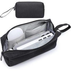 HYZUO Portable Electronics Organizer Bag, Carrying Case for Cellphone Charger Power Bank Cords Stylus Pens Mouse
