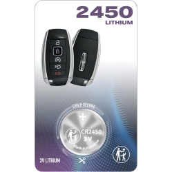 REMOTEOVERSTOCK Replacement Cr2450 2450 Remote Smart Key Keyless Entry Fob Oem Fits (2017-2021) for Lincoln Continental Mkc Mkz Mkz