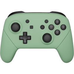 EXTREMERATE Matcha Faceplate Backplate Handles for Nintendo Switch Pro Controller, Diy Replacement Hand Grip In Green