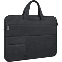 RAINYEAR MAKE LIFE Rainyear 15.6 Inch Laptop Sleeve Case Compatible With 15.6" Notebook Computer Chromebook, Briefcase With Hidden Handle