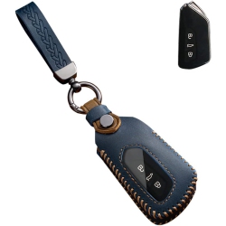 SANRILY Key Cover Fit for Vw Id.4 2021 Keyless