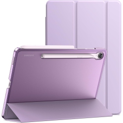 JETECH Case for Samsung Galaxy Tab S9 Fe 10.9-Inch, Slim Translucent Back Tri-Fold Stand Protective Tablet Cover
