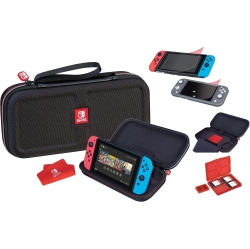 RDS INDUSTRIES Nintendo Switch Game Traveler Case Bundle - In Black