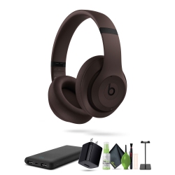 Beats Studio Pro Wireless Over-Ear Headphones (Deep Brown) Bundle