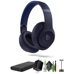 Beats Studio Pro Wireless Over-Ear Headphones (Navy) Bundle