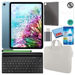 APPLE 10.9" Ipad Air (2022, 64GB/256GB, Wi-Fi) Bundle With Sleeve In White