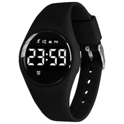 MEHIAZ Watch for Kids Boys Girls Silent Vibration Alarm/stopwatch/steps Counter/distance/calories Watches for Kids Teens Boys Girls In Multicolor