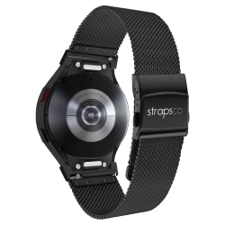 STRAPSCO Pro Mesh Strap for Samsung Galaxy Watch 6 - - Short-Medium In Black