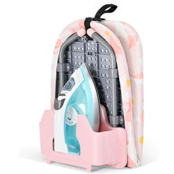 PRIME MADE Foldable Ironing Board \w Iron Holder, Tabletop Small Ironing Board \w 2 Heat Resistant Ironing Covers, Portable Tabletop Ironing Board \w