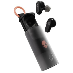 PRIME MADE Dime 3 In-Ear Wireless Earbuds, 20 Hr Battery, Microphone, Works With Iphone Android And Bluetooth Devices - Bone/orange Glow