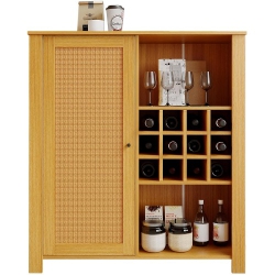 ALL YOU NEED Sideboard Cabinet, Accent Storage Cabinet With Adjustable Shelves, Wine Rack for Home, Kitchen, Dining Room
