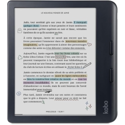 KOBO Libra Colour 7" Digital Ereader With Touchscreen - Black