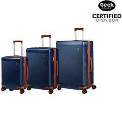 Open Box - Champs Dream Collection 3-Piece Hard Side Expandable Luggage Set - Navy