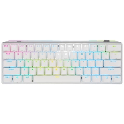 CORSAIR K70 Pro Mini Wireless RGB 60% Mechanical Gaming Keyboard, Backlit RGB Led, Cherry Mx Speed - In White