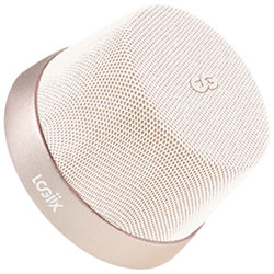 LOGiiX Blue Piston Mini Mag Wireless Bluetooth Speaker - Silver