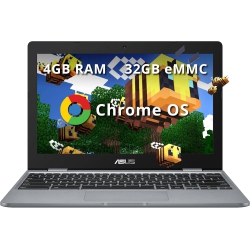 ASUS - C223 11.6"hd Chromebook Laptop, Intel Celeron N3350 Processor, 32GB Emmc Flash Memory, 4GB Ram, Intel HD Graphics, HD Webcam, Stereo