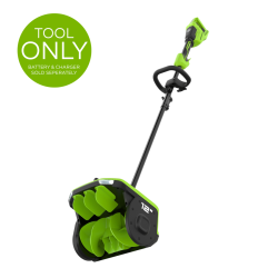 GREENWORKS 48V (24V X 2) 12" Brushless Cordless Snow Shovel \w Led Lights, 25Ft Throwing Distance, Electric Snow Thrower Blower Removal Tool For