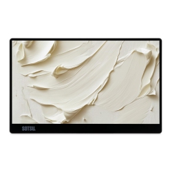 SOTSU Flipaction Go 14" Portable Monitor, Robust But Lightweight, Tempered Glass, 1080P, 400 Nits, 99% Srgb, 5W, Super Versatile, USB-C Or Mini-HDMI