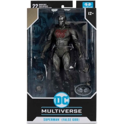 DC Multiverse Batman V Superman Dawn Of Justice 7 Inch Action Figure Exclusive - Superman False God In Platinum