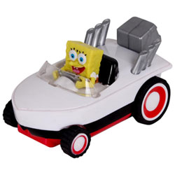 Spongebob Squarepants: Hot Rod Boat Pull-Back Toy - Spongebob