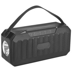 ESCAPE - Wireless Speaker, Bluetooth 5.1, Rechargeable By Cable Or Solar Energy In Black