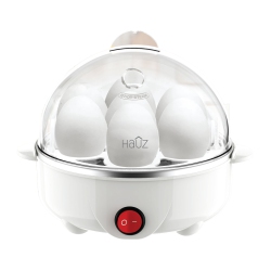 HAUZ - 3 In 1 Egg Cooker, Boiled, Poached Or Omelette, Bpa Free In White
