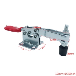 ORIGINAL Gh-201B Horizontal Toggle Clamp Quick Release Woodworking Fix Clip for Carpentry