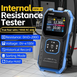 ORIGINAL Fnirsi Hrm-10 Battery Voltage Internal Resistance Tester 18650 High-Precision Ac Acid Lithium Lead Car Battery Capacitor Tester