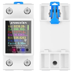 ORIGINAL 1P Tuya Ac50-320V Smart Life Din Rail Wifi Smart Energy Meter Timer Power Consumption Monitor Kwh Meter Wattmeter 100A 50/60Hz