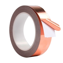 ORIGINAL 20M Copper Tape Snail Adhesive Emi Shielding Conductive Adhesive Foil Tape for Stained Glass Paper Circuit Electrical Repair