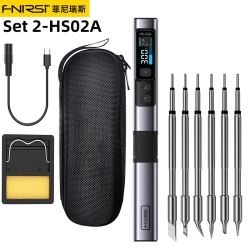 ORIGINAL Fnirsi Hs-02 Smart Soldering Iron High-Power 100W \w Quick Charging Pd/qc Protocol Wide Temperature Range 180-842F Featuring Adaptive Power