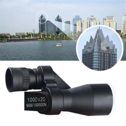 ORIGINAL 1000X20 Mini Portable High Definition Long Range Clear Monocular Telescope High Magnification Zoom Hunting Camping Mountaineering Fishing