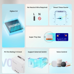 ORIGINAL Sonoff Zbmini L2 Smart Zigbe3.0 Switch No Neutral Required Intelligent Two-Way Control Relay Module Timer Voice Control \w Alexa Google