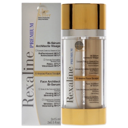 REXALINE Line Killer X-Treme Face Sculpt Architect Bi-Serum By for Unisex - 2 PC 0.5OZ Firming Slimming, 0.5OZ Wrinkle Volumizing