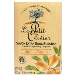 LE PETIT OLIVIER Extra Mild Surgras Soap - Argan Oil By for Women - 8.8 OZ Soap