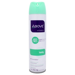 ABOVE 48 Hours Antiperspirant Deodorant - Lady By for Women - 3.17 OZ Deodorant Spray