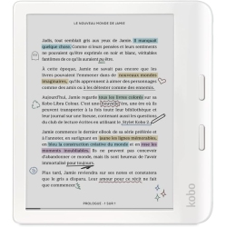 KOBO Libra Colour 7" Digital Ereader With Touchscreen - White