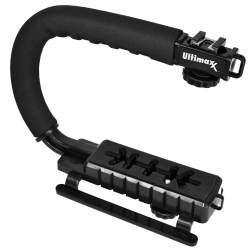 ULTIMAXX Professional Video Stabilizing Handle C/u Shape Pro Handle Grip Handheld Mount